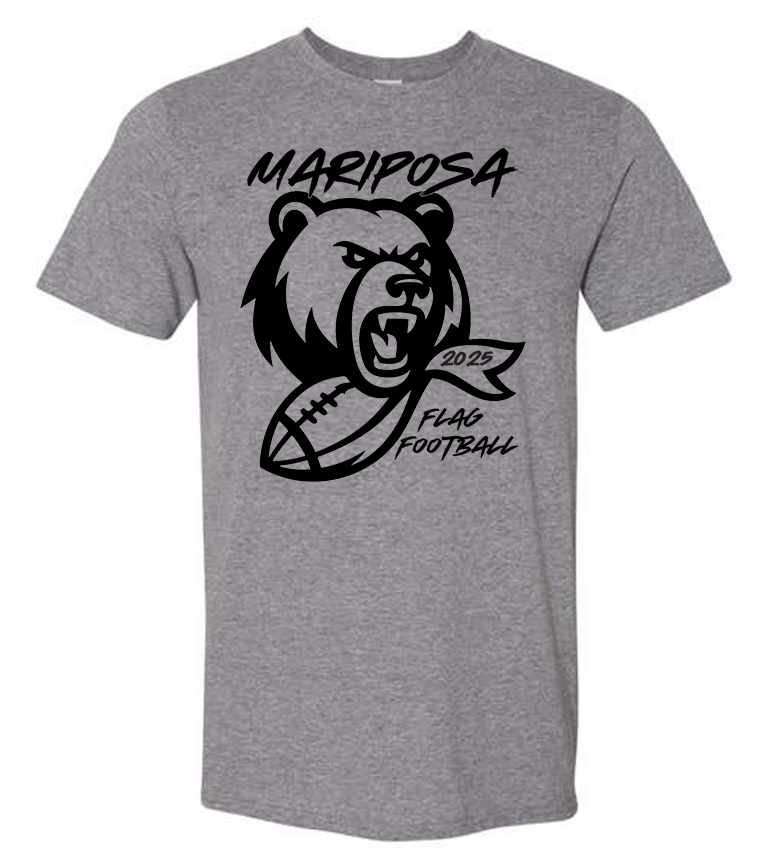 Grey MCHS Flag Football Shirt